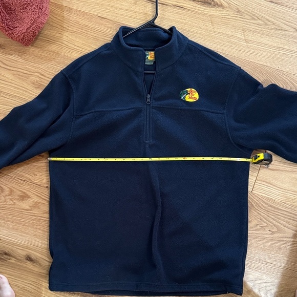 Bass Pro Shops Dark Gray Fleece Jacket Large - Picture 6 of 8